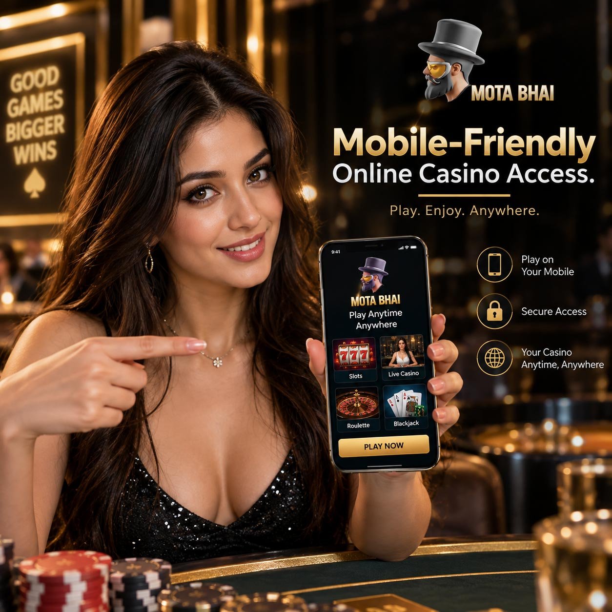 Mobile-friendly casino access